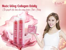 Nước uống collagen edally tái tạo vẻ đẹp cho chị em